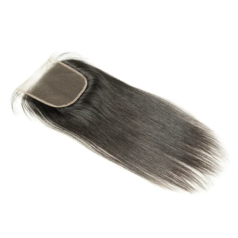 HD lace closures single donor Indian raw hair extensions