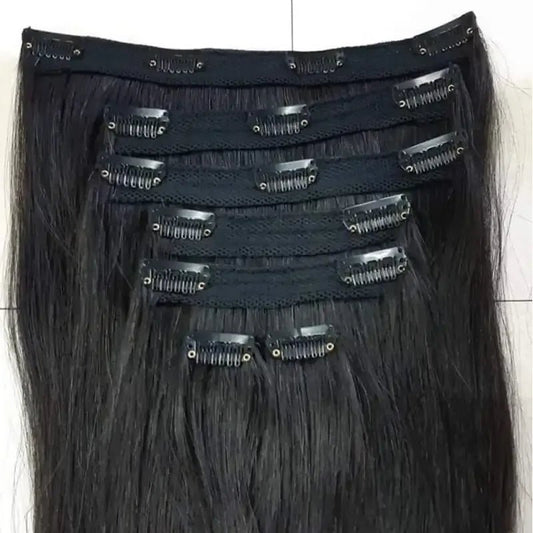Clip-In Hair Extensions – Instant Length & Volume - Indian hair extensions