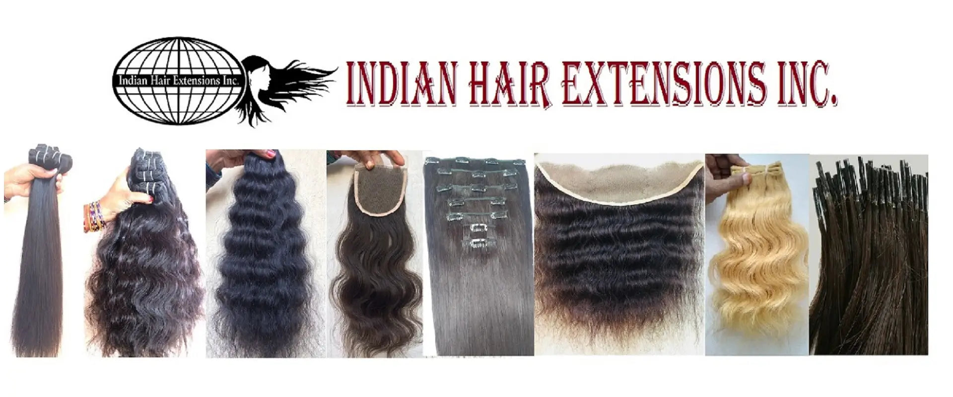 Raw hair extensions with natural texture and premium quality