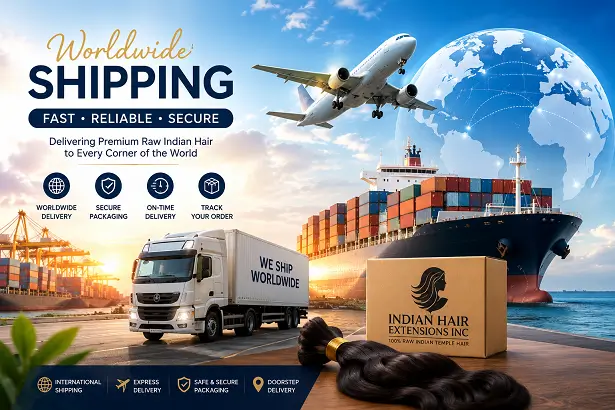 Shipping Policy for International Raw Indian Hair Extensions