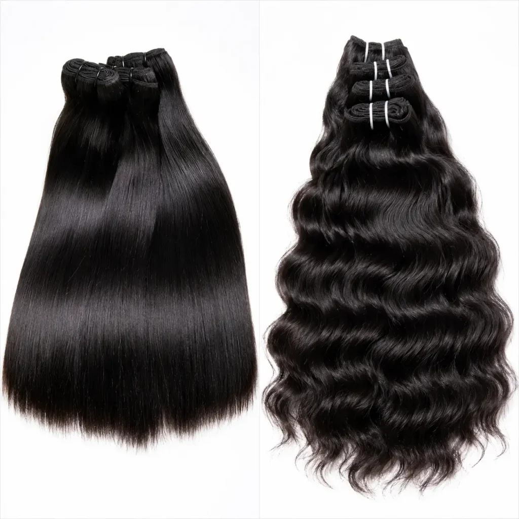 Raw Indian hair bundles