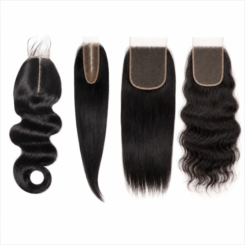 Raw Indian lace closures