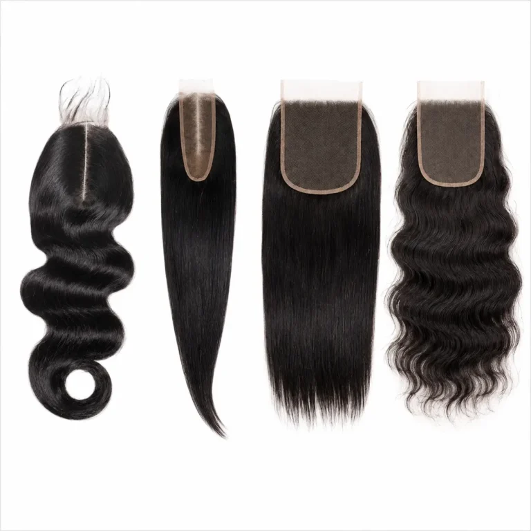 Raw Indian lace closures