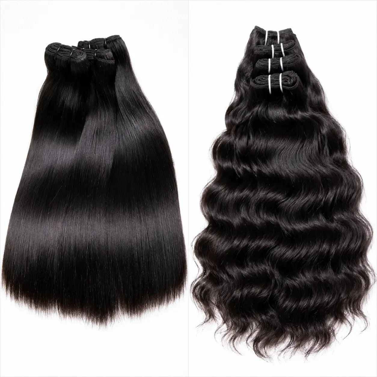 Raw Indian hair bundles for wholesale
